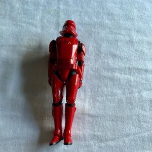 Red Kids Action Figure Toy - Glossy Red Armor Design Storm Trooper